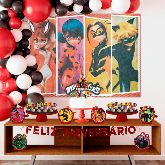 Kit Festa Ladybug - Comprar em TutiPive Festas