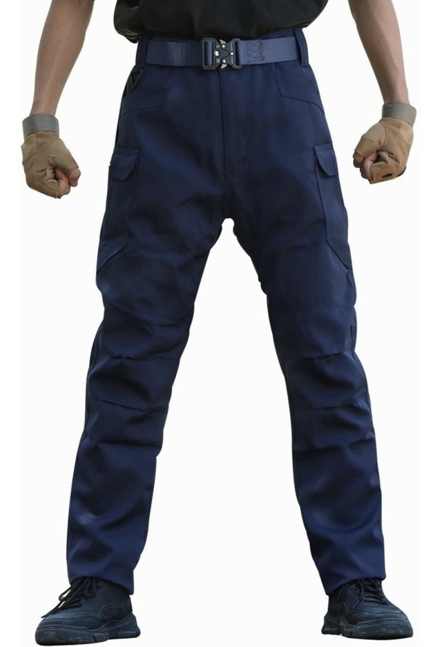 Fashion pantalon militar azul