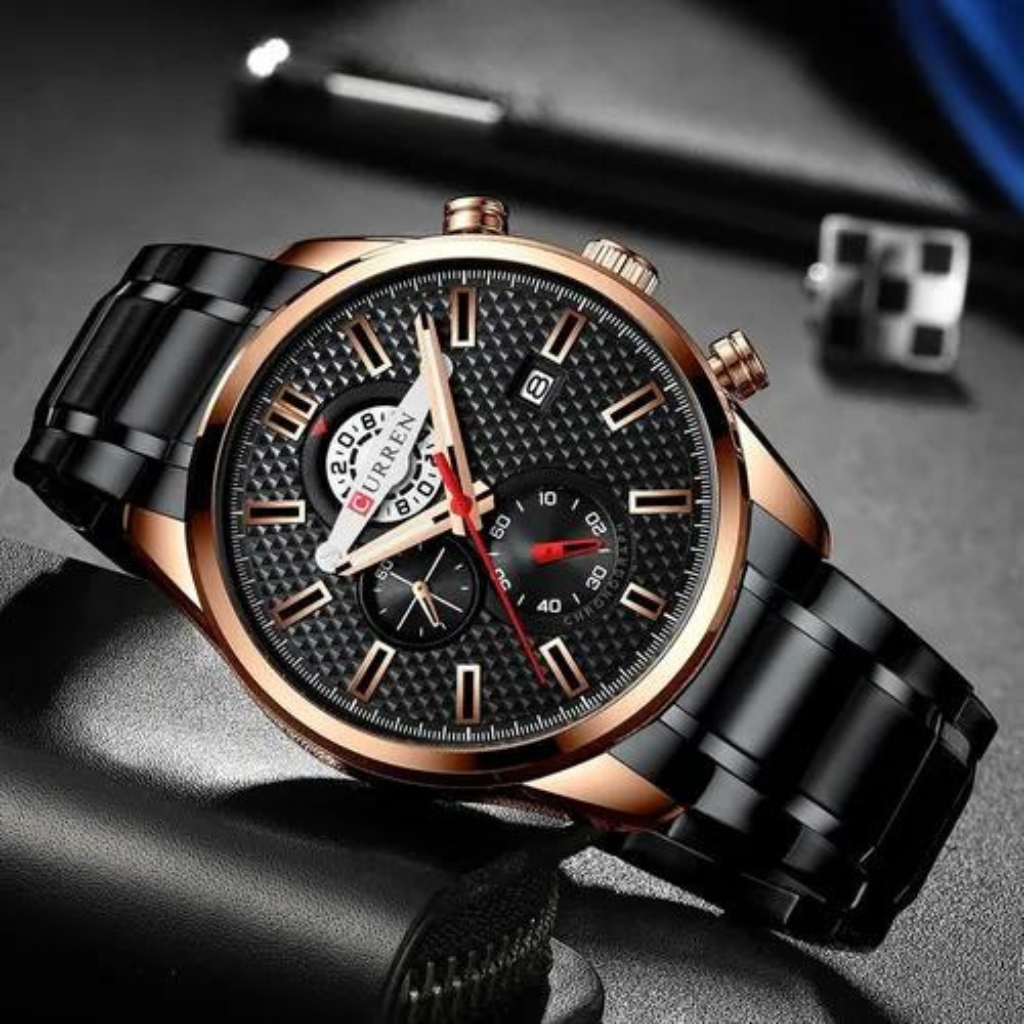 Curren 8352 Reloj Hombre Cronógrafos de Acero Inoxidable