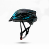 CAPACETE MTB RAPTOR III LED PRETO/AZUL COM VISEIRA TSW