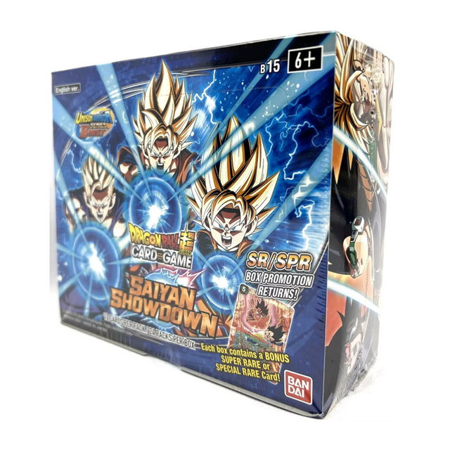 Dragon Ball Super Juego de cartas: Caja de refuerzo de enfrentamiento  Saiyan (edición en inglés)
