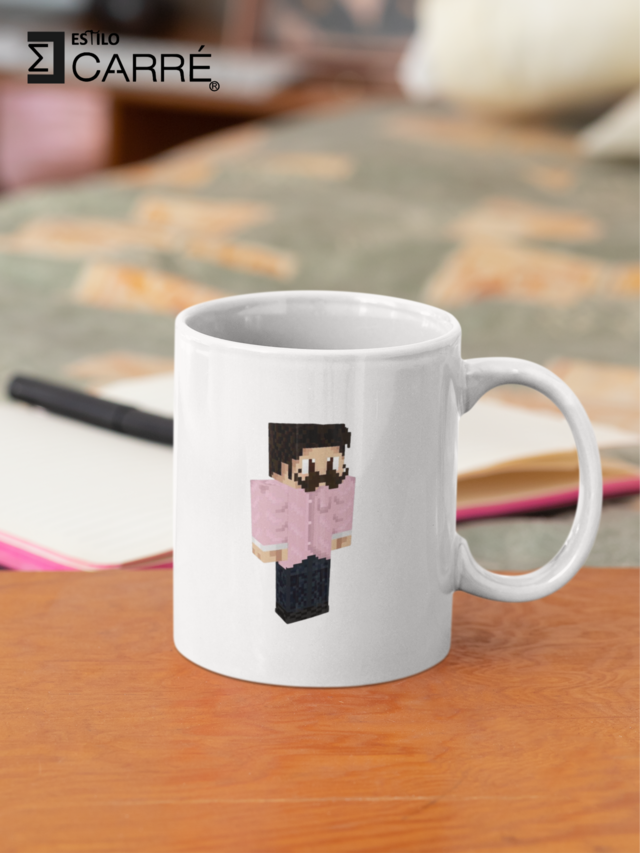 Taza personalizada minecraft