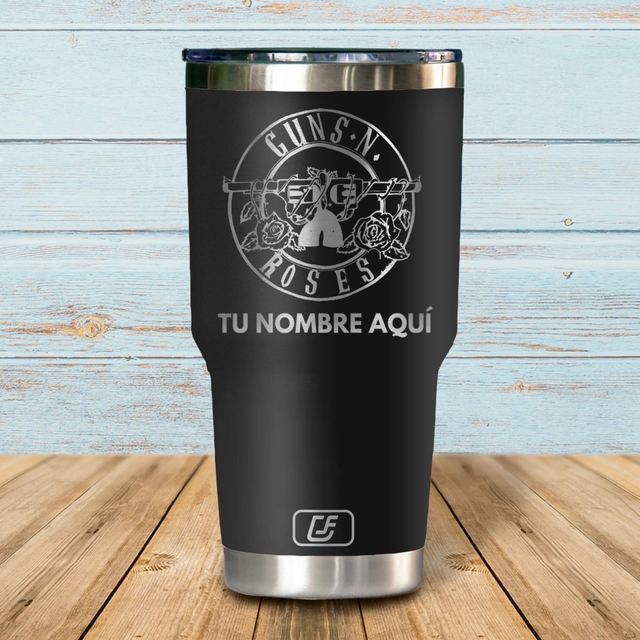 Vaso T Rmico Oz Guns And Roses Personalizado