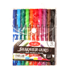 Set de 10 plumas de tinta de colores punta 1.00 mm, IND-0071 -INDRA-