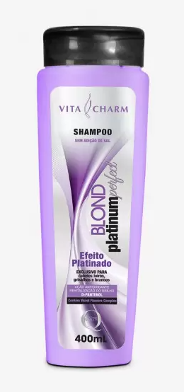 Shampoo Blond Platinum Vitacharm 400ml