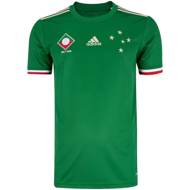 Camisa Cruzeiro Centenário III 21/22 Verde - Adidas - Masculino Torcedor