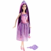 Barbie® Princesa - Cabelos longos - FAN - MATTEL - DKB59 - Barbie® Endless Hair Kingdom™ Princess Doll - Purple Hair