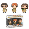 Harry Potter, Ron Weasley e Hermione Granger - Funko Pop - 3 pack - Barnes and Noble Exclusive