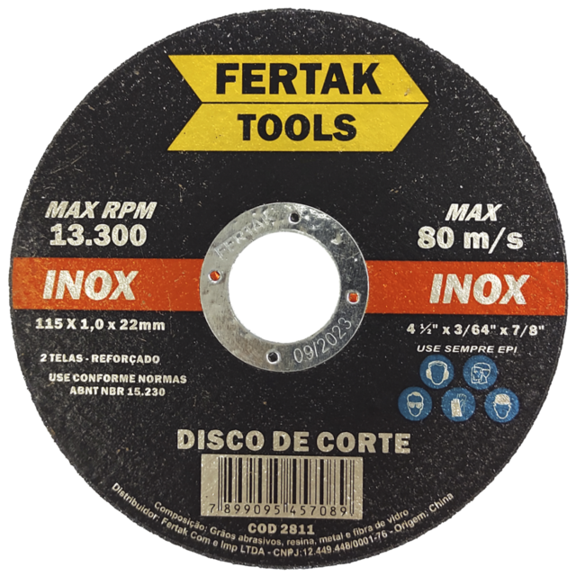 DISCO DE CORTE 10 SET 115MM - The Tools Depot