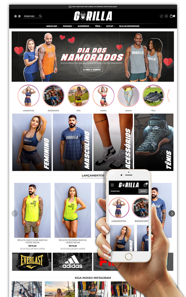 Loja store virtual fitness