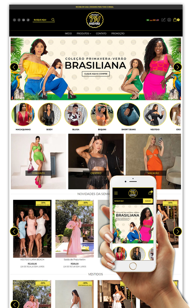 Espaço virtual sale moda feminina