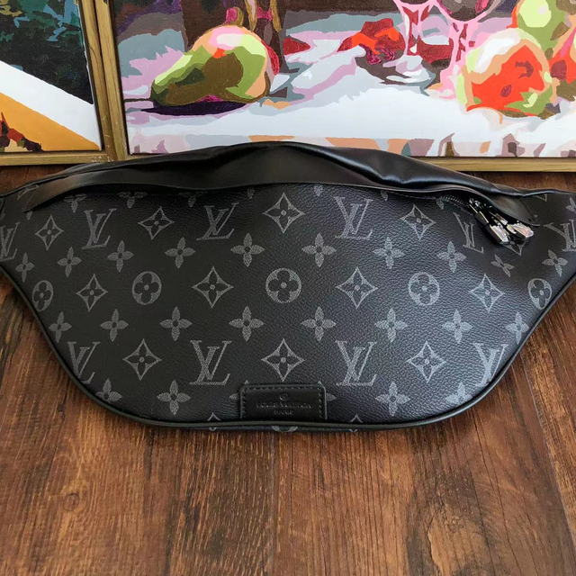 LOUIS VUITTON/Fanny Pack/OS/Monogram/Leather/BLK/Discovery Bumbag