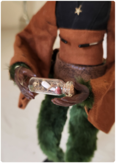 Image of Audúrr, the Faun of Anastar - Unique Satyr OOAK Art Doll Sculpture
