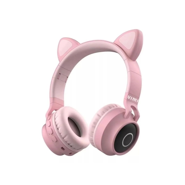 Vimi Audifonos Diadema Gato Bluetooth DM BT 43 rosa