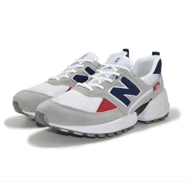 New balance 574 branco clearance masculino