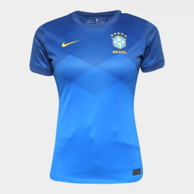 Camisa Camiseta Brasil Seleção Brasileira Nike Azul P Oficial