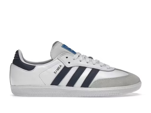 Adidas samba on sale white navy