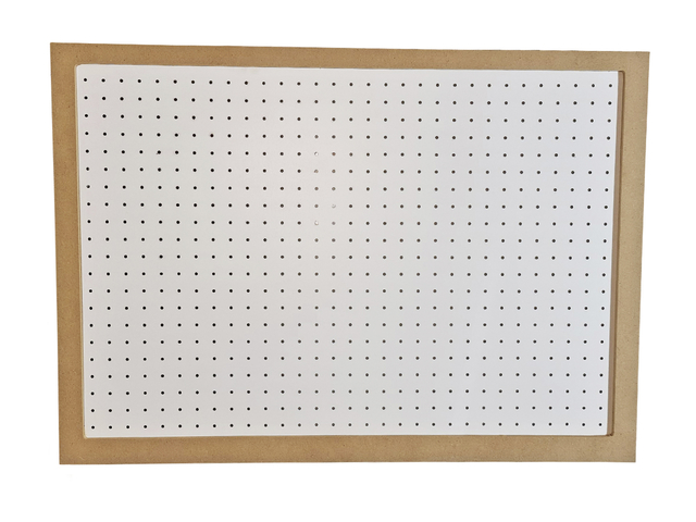 Panel Perforado Con Marco 0.85x60 Ordenador Con Kit