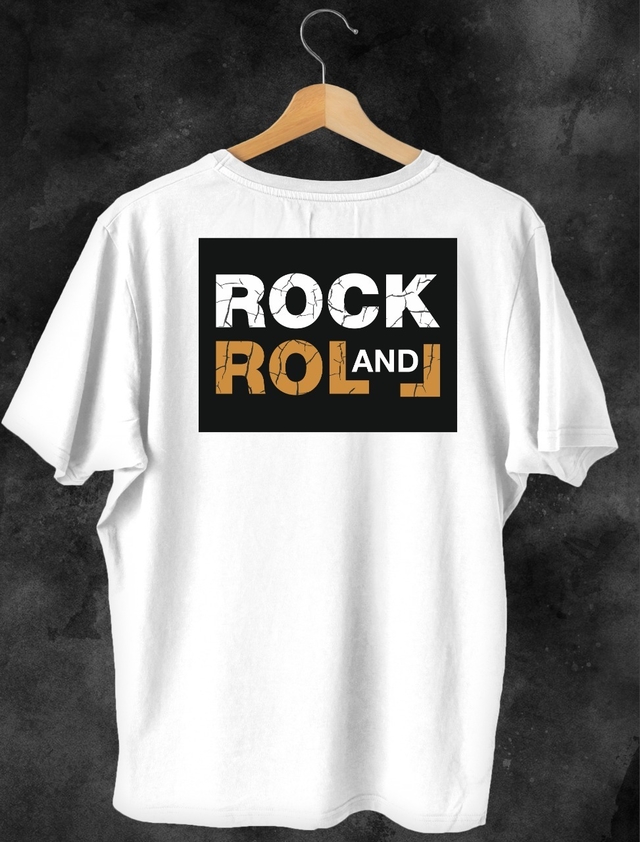Camiseta Raglan Rock n Roll Save My Life, 100% Algodão - Roquenrou