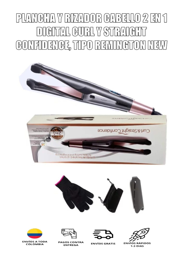 Plancha 2 en 1 curl & straight confidence new arrivals