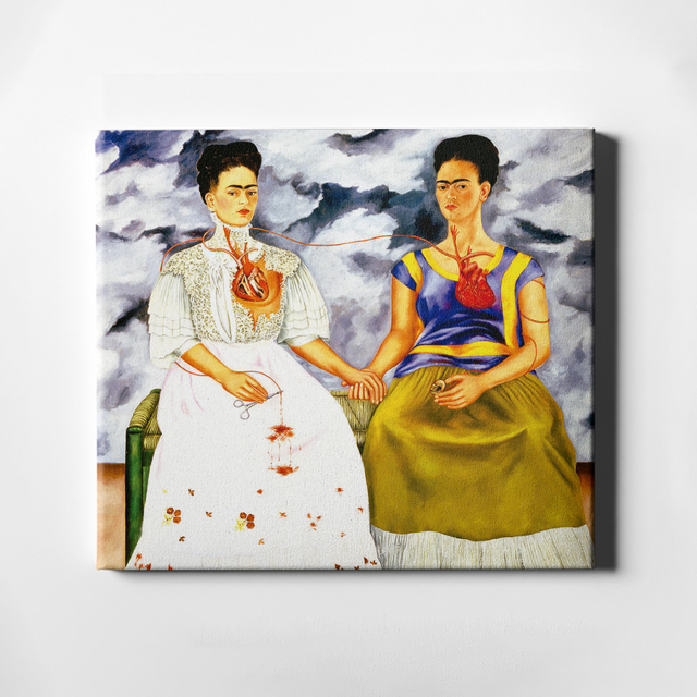 Quadro Decorativo Frida Kahlo As Duas Fridas