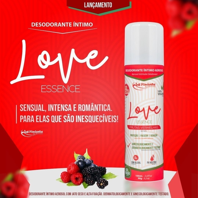 DESODORANTE LOVE ESSENCE Segredos Sex Shop