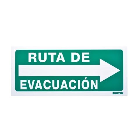 Se Alamiento De Ruta De Evacuaci N Derecha X Ses