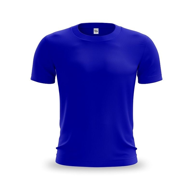 camiseta lisa azul na melhor malha fria PV