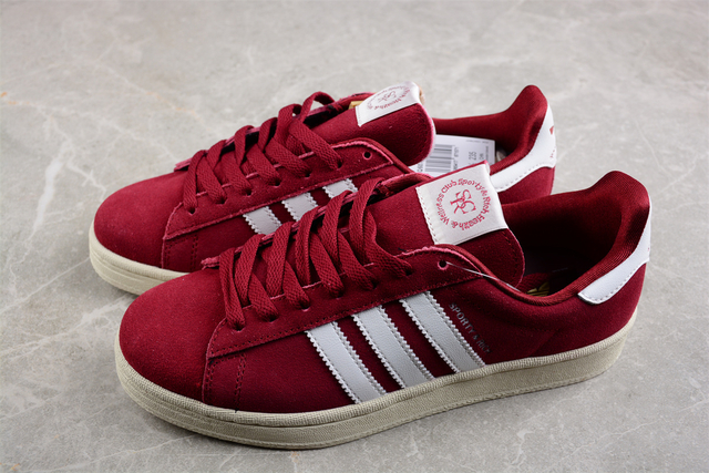 Sporty & Rich x Adidas Campus 80s Collegiate Burgundy