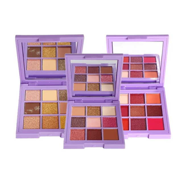 Paleta de Sombras com 9 Cores