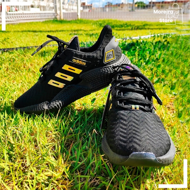 Adidas dourado clearance e preto