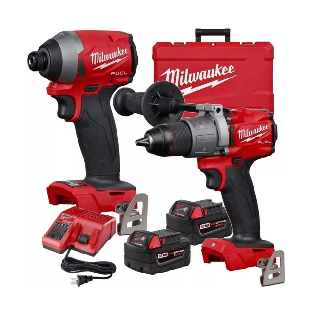 Kit combinado de 4 herramientas Milwaukee m18, taladro percutor