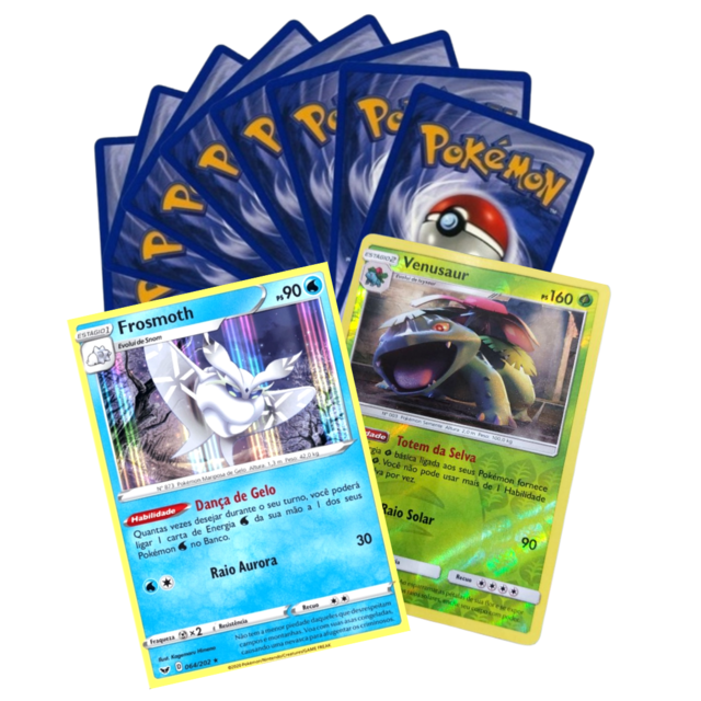 Lote com 10 energias básicas ou kit com 80 energias (10 de cada tipo) -  Pokémon TCG COPAG