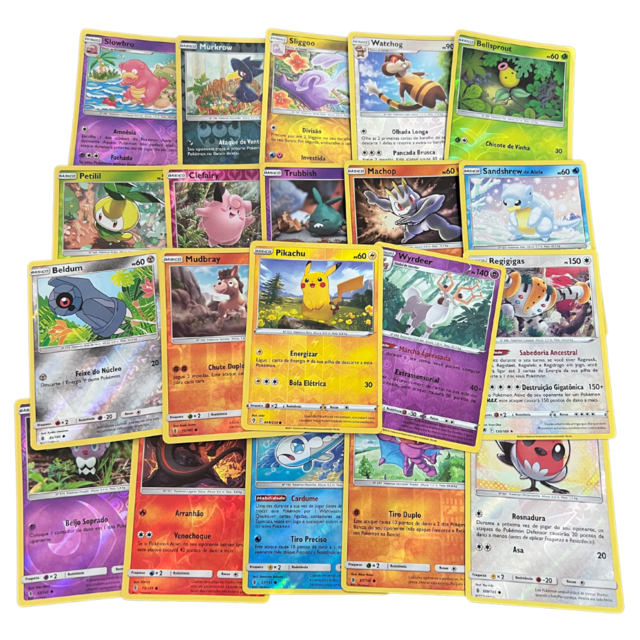 Pokemon Cartas Douradas 20