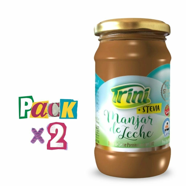 Pack X Manjar De Leche Con Stevia Trini X G