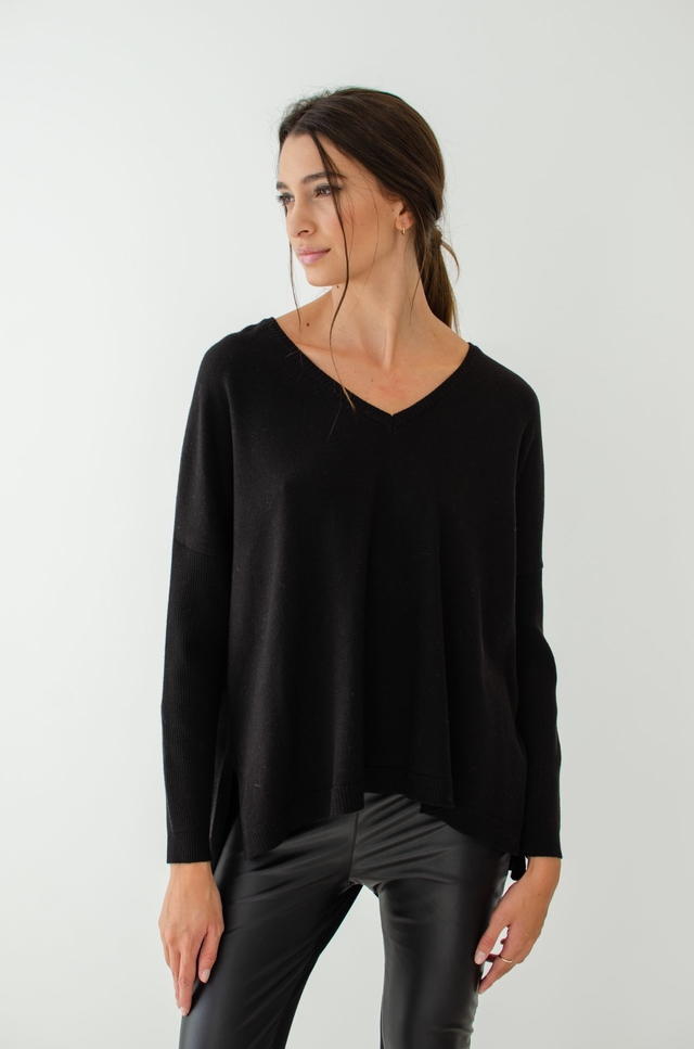 Pullover escote best sale en v mujer