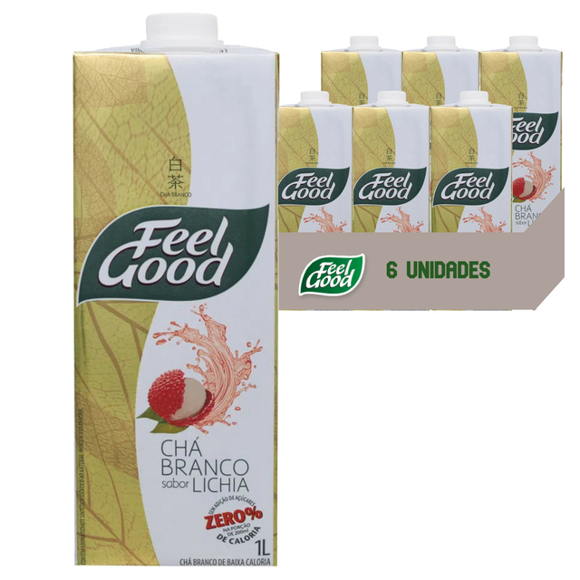 Ch Branco Com Lichia FEEL GOOD 1L 6 unidades