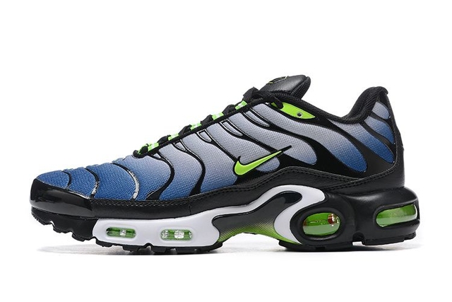 Blue and green air max sale plus