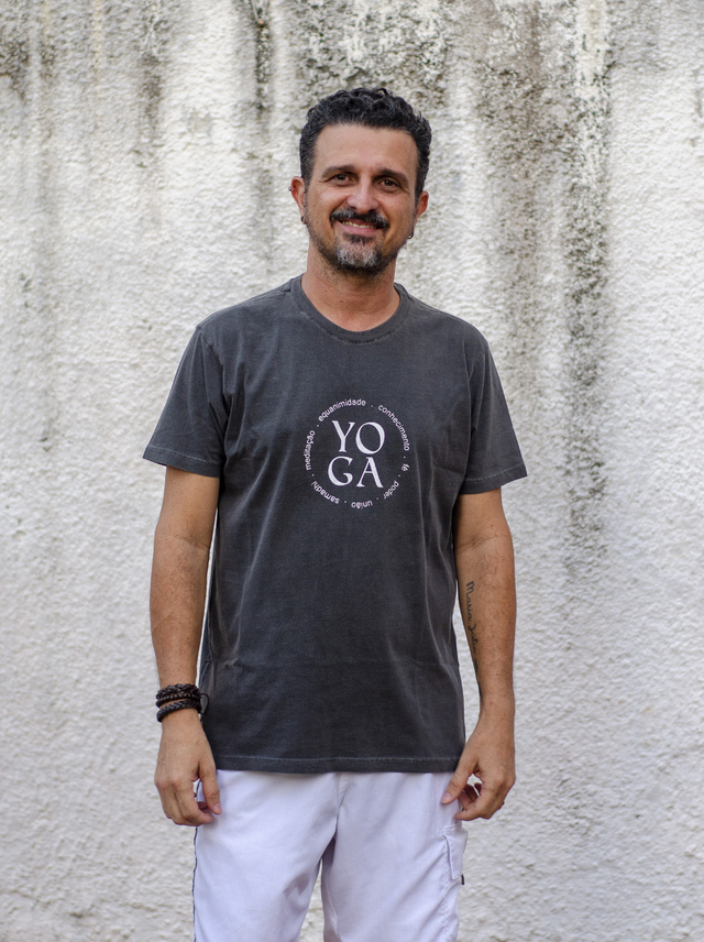 Camiseta Algodão Yoga Evolução do Yogi
