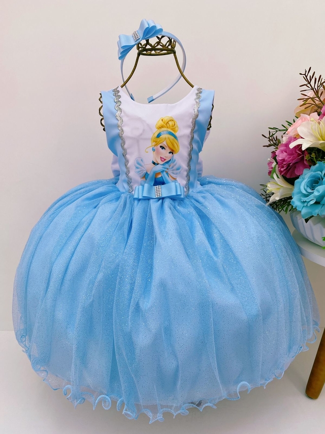 Cinderela Princesa Meninas Vestido Crianças Para Vestidos