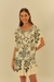 vestido curto estampado aquarela tropical 328222