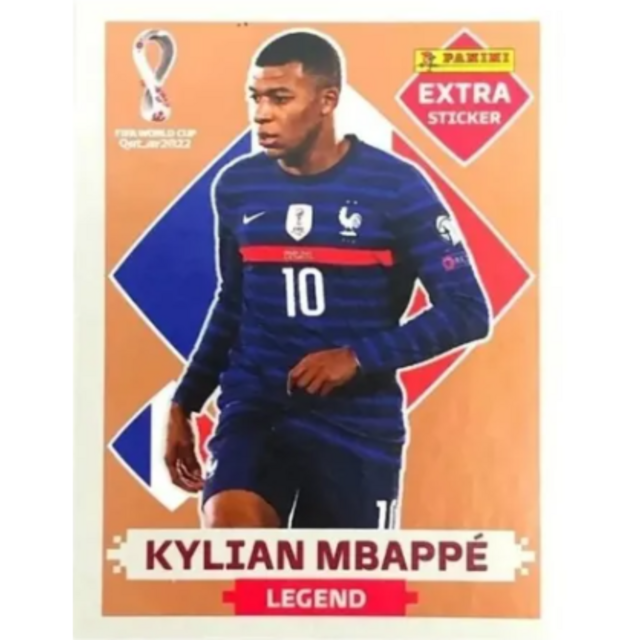 Figurinha Copa 2022 Mbappé Legend Bronze