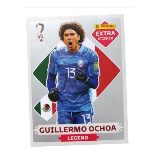 Guillermo Ochoa Ouro Carta Rara Figurinha Copa 2022 Colecionador Lendária  Legend à venda álbum 