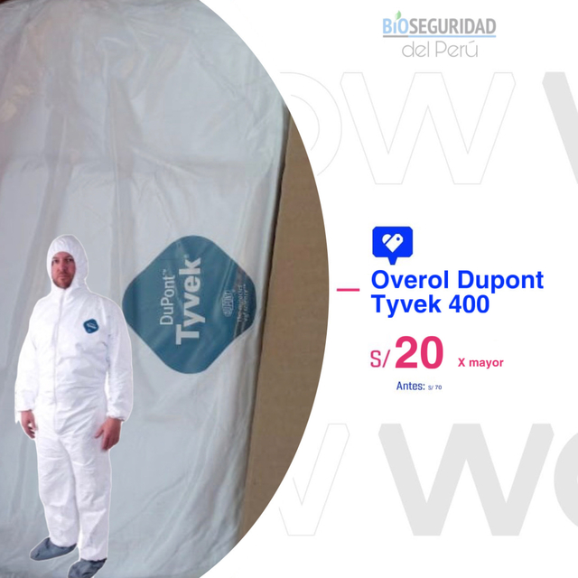 Overol tyvek best sale con capucha