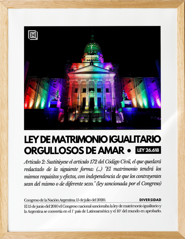 Ley De Matrimonio Igualitario Cuadros De La Historia