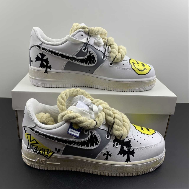 Nike store af1 smiley