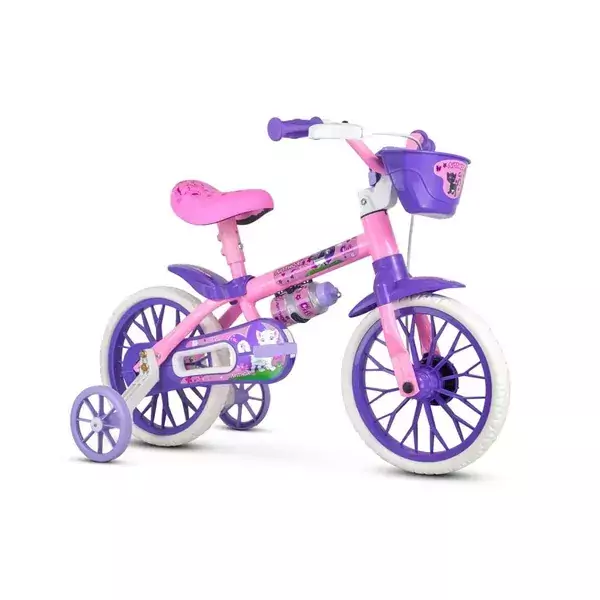 Triciclo Infantil Menina You Girl Rosa Aro 5 Nathor