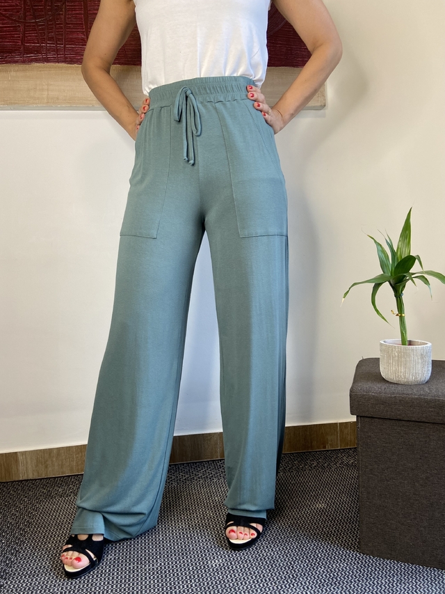 Calça Pantalona Cris - Verde