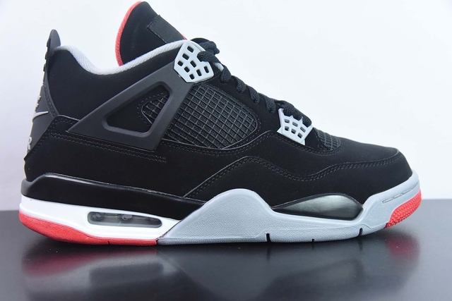 Jordan 4 best sale bred black