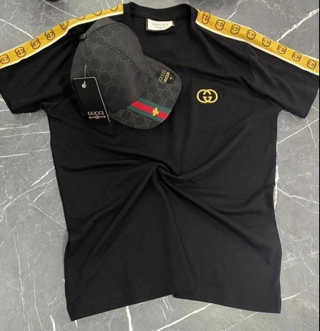 Kit GUCCI Camisa Bone